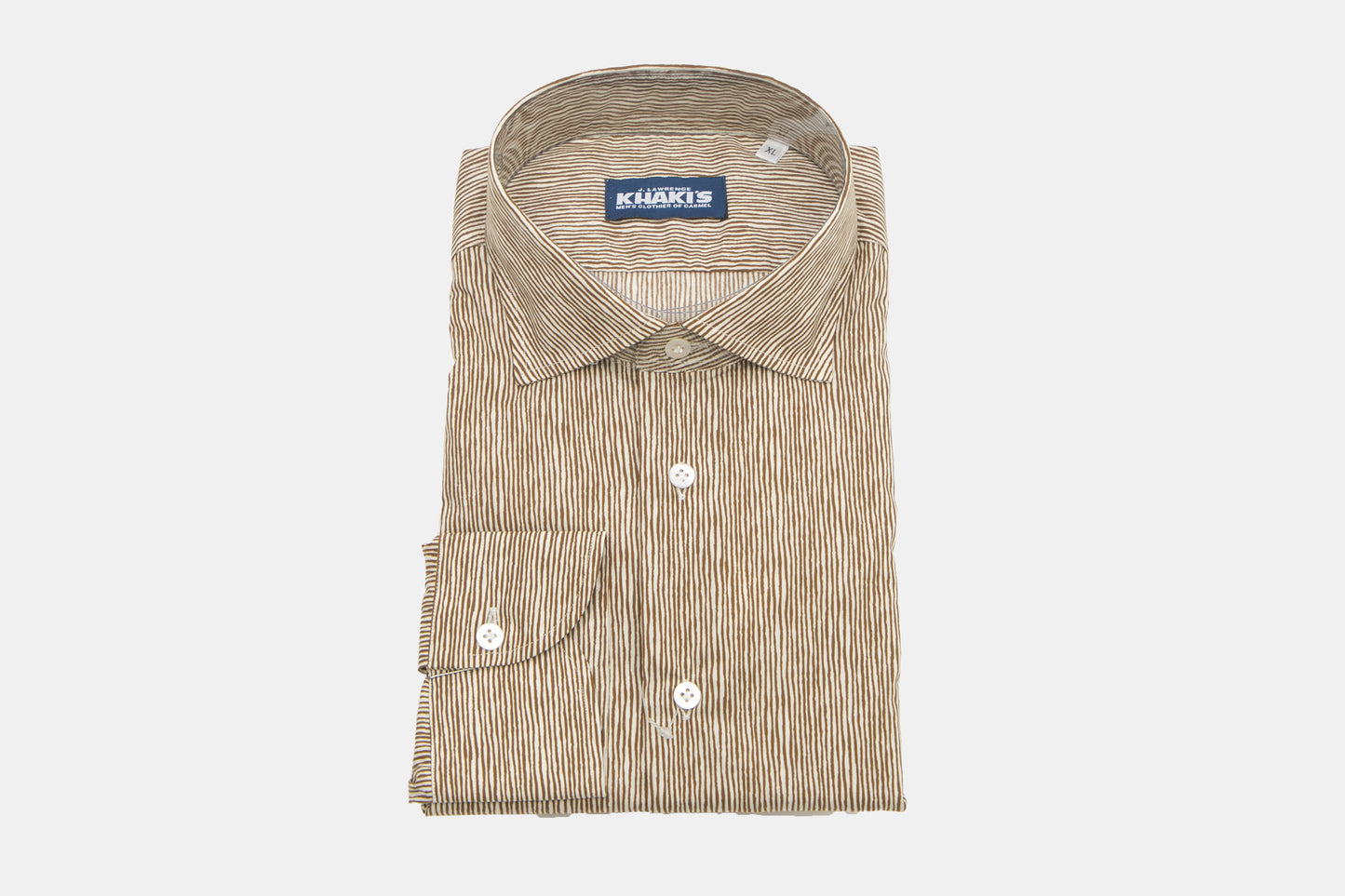 Khaki's of Carmel - brown borriello shirt