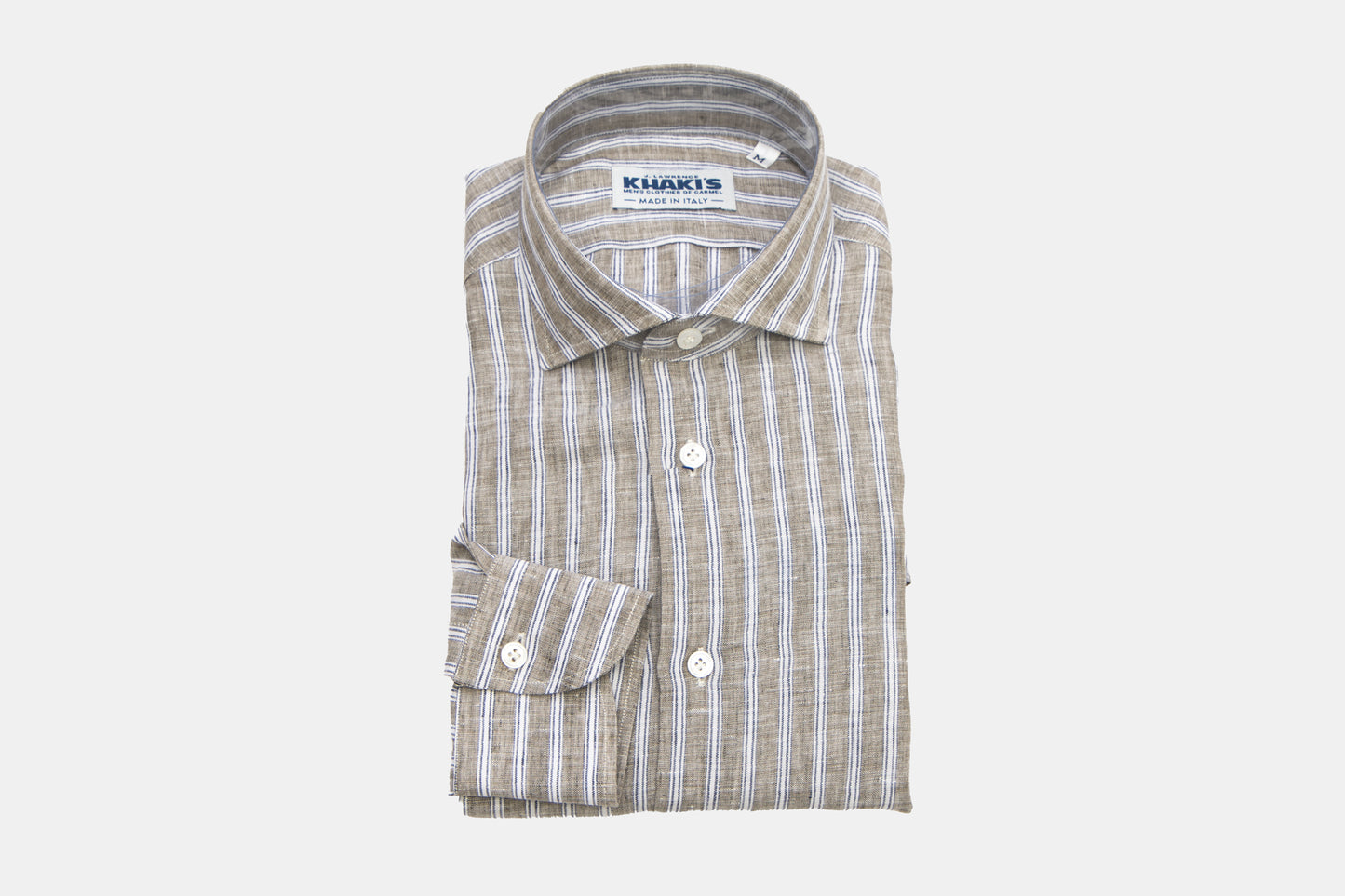 Khaki's of Carmel - charcoal stripe shirt