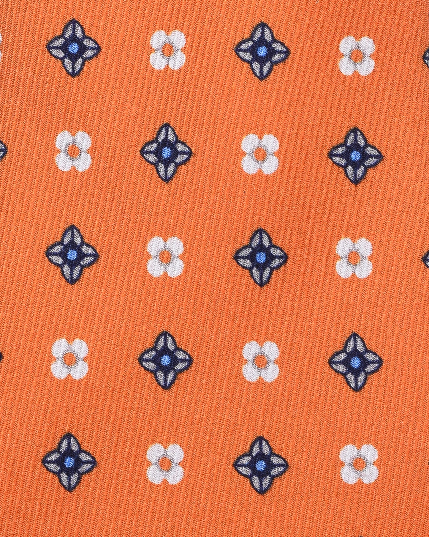 Khakis of Carmel - Silk Printed Tie in Orange