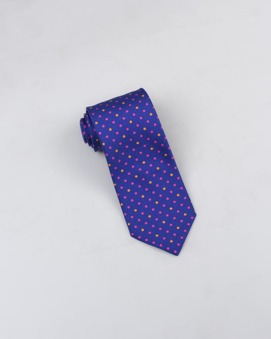 Khakis of Carmel - Silk Printed Tie in Purple