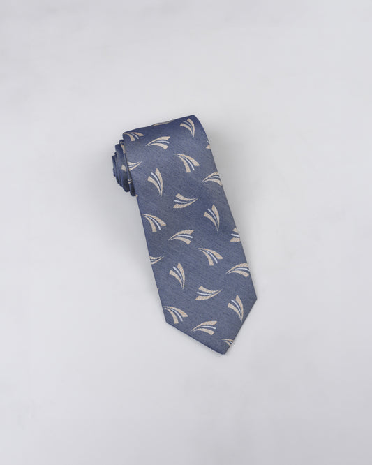 Khakis of Carmel - Silk Printed Tie in Grey