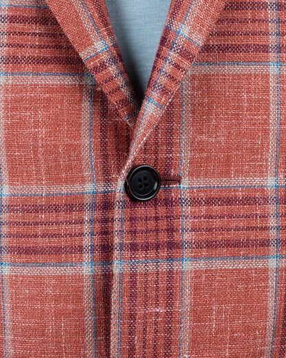 Castangia - Orange Check Sport Coat