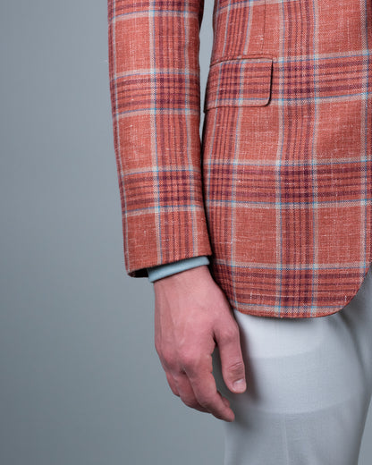 Castangia - Orange Check Sport Coat