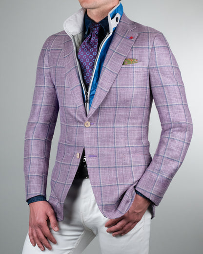 Isaia - Lavender Check Sport Coat