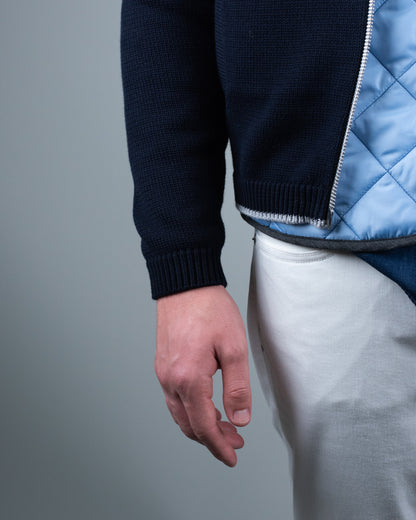 Khakis of Carmel - Blue Knit Sweater