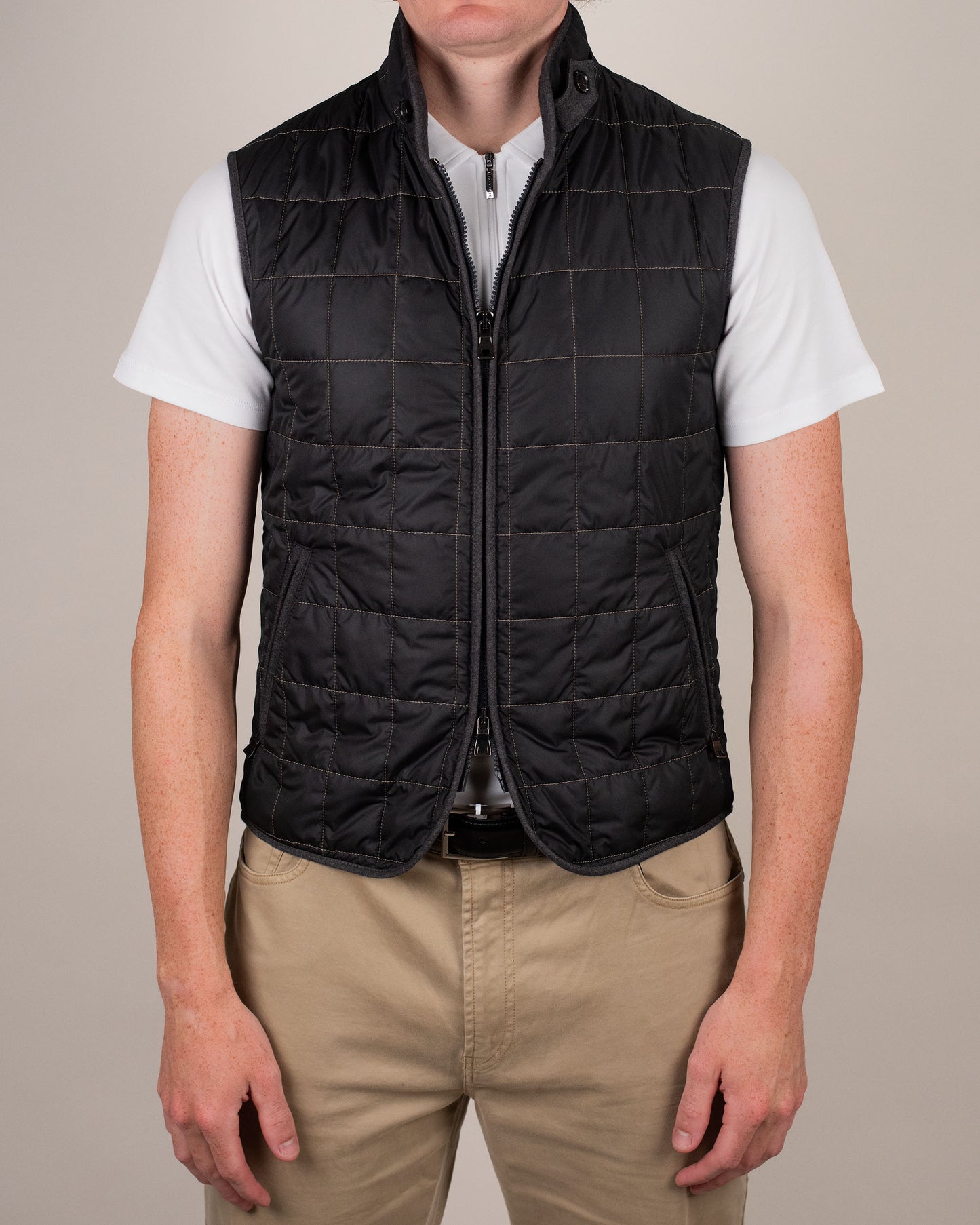 khakis brand quilt vest
