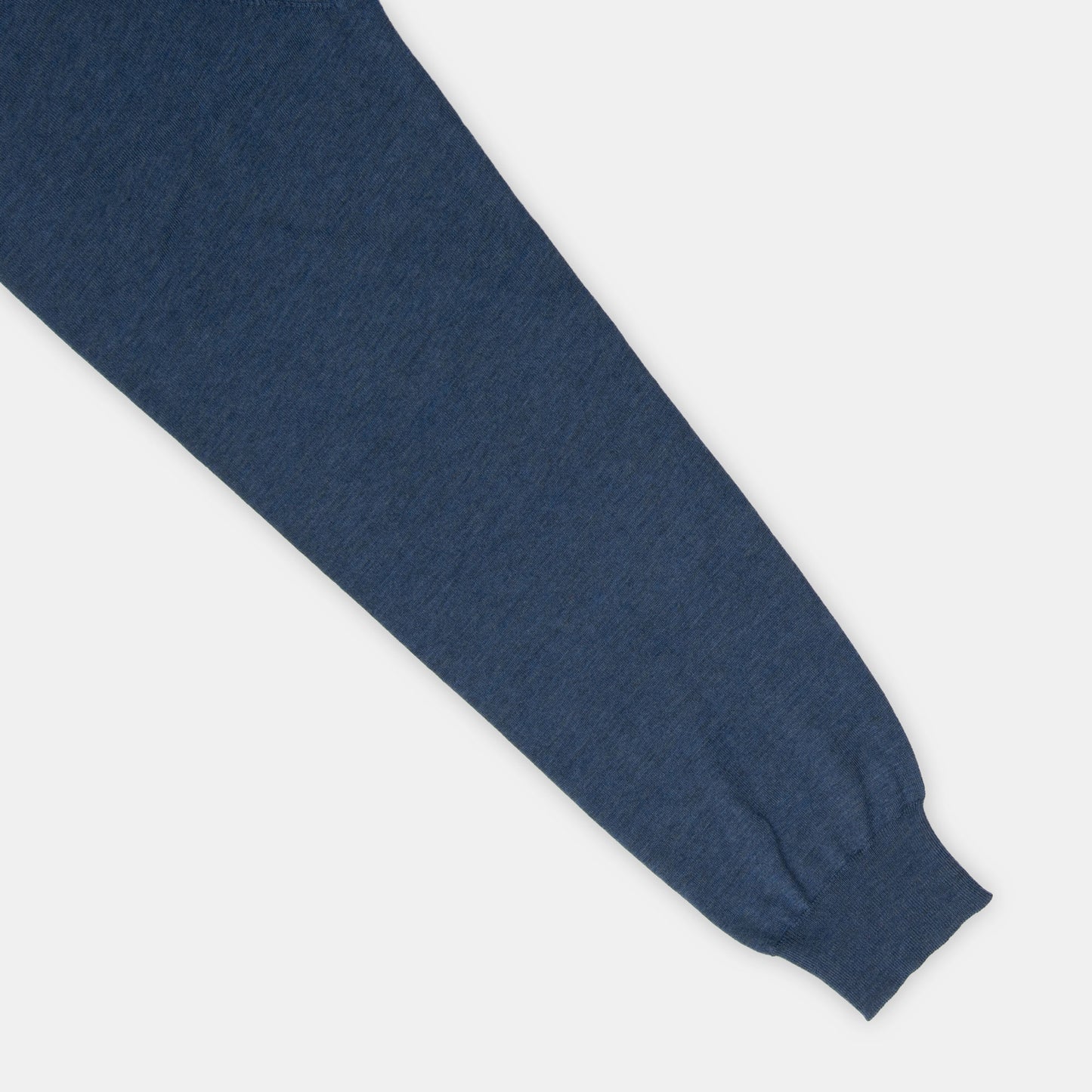 Khakis of Carmel - Merino Zip Mock Sweater in Royal Blue