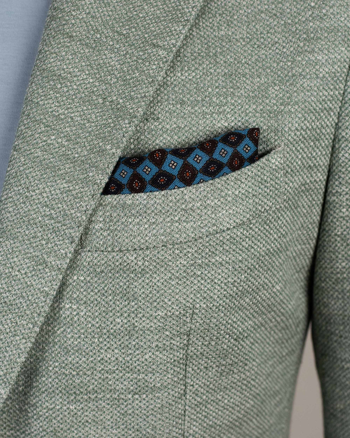 lbm green jersey soft coat