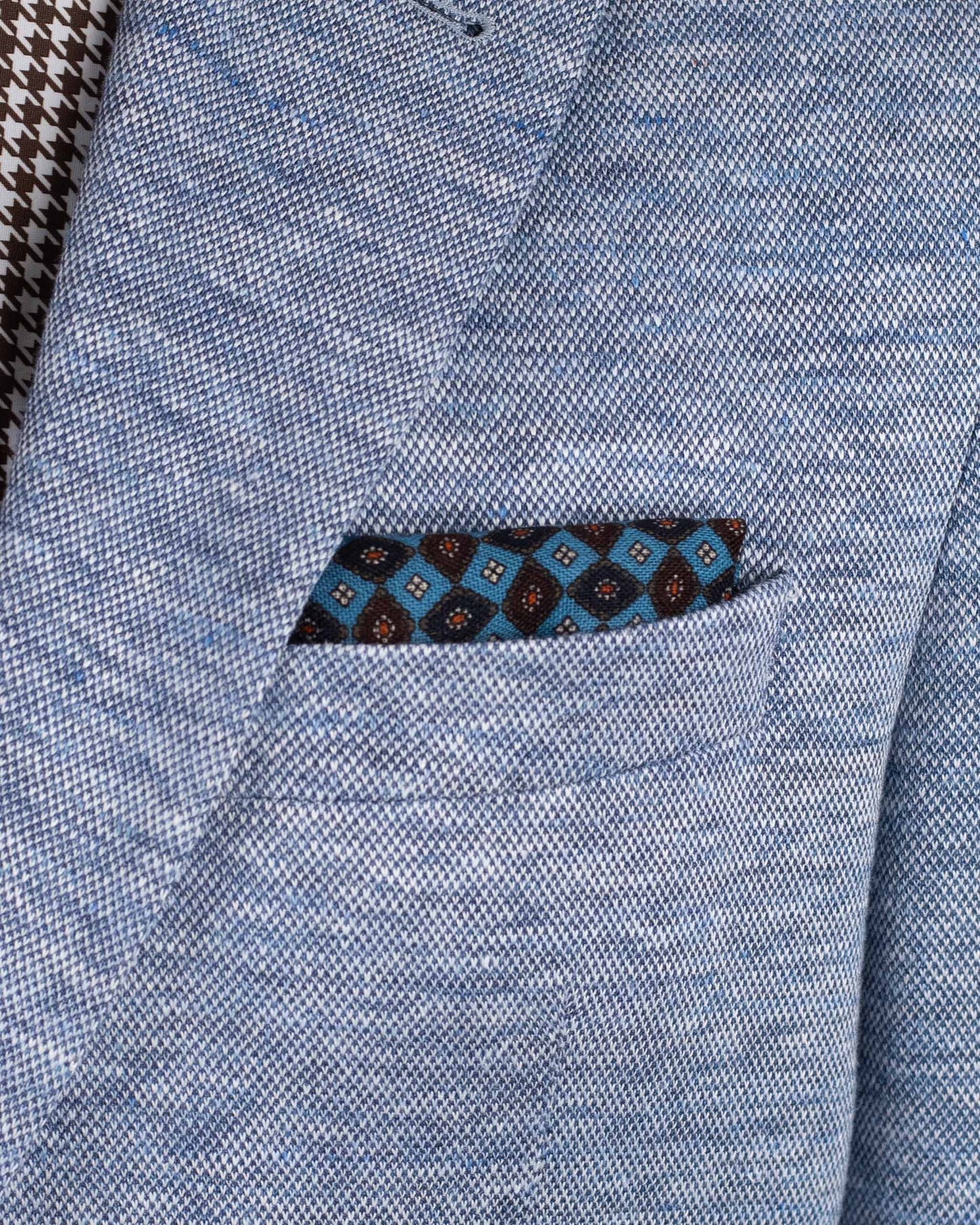 khakis brand lt blue jersey soft coat
