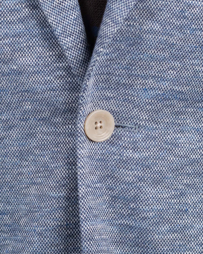 khakis brand lt blue jersey soft coat