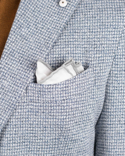 lbm blue jersey soft coat