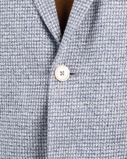 lbm blue jersey soft coat