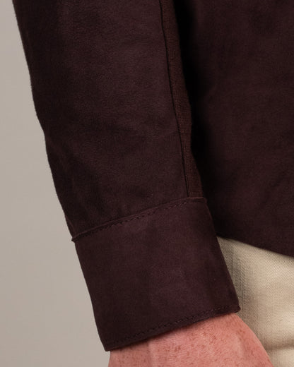 eleventy burgundy suede hybrid jacket