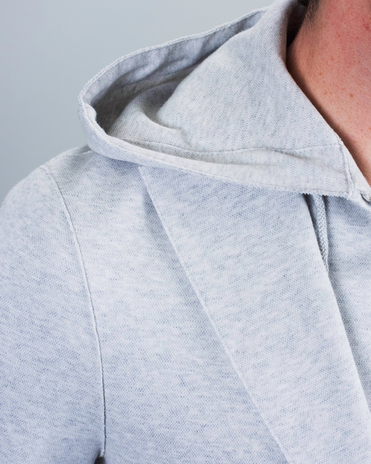eleventy lt grey hoodie soft coat
