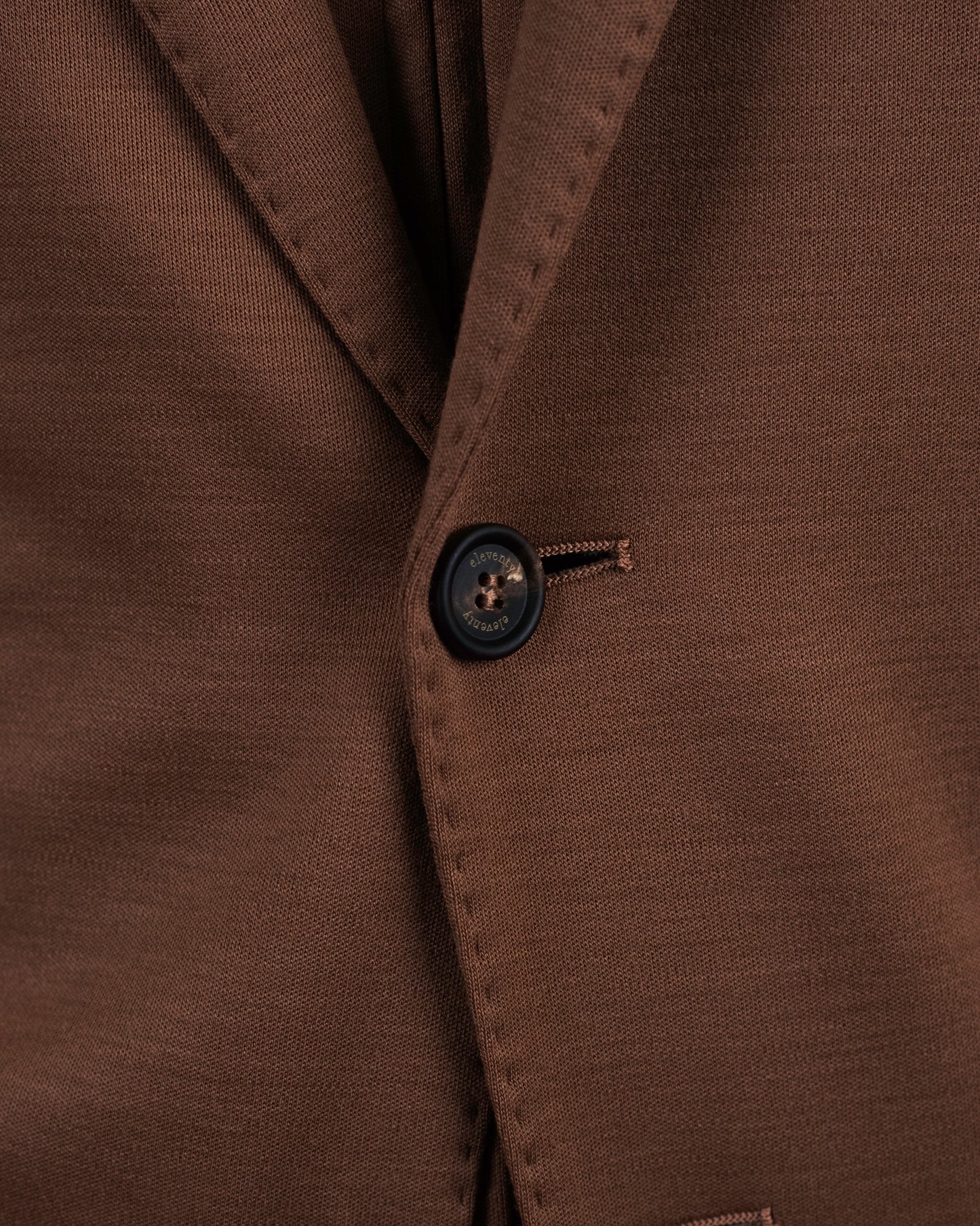 eleventy vicuna brown soft coat hoodie