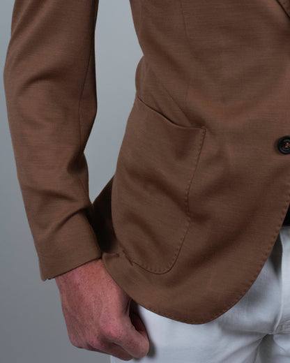 eleventy vicuna brown soft coat hoodie