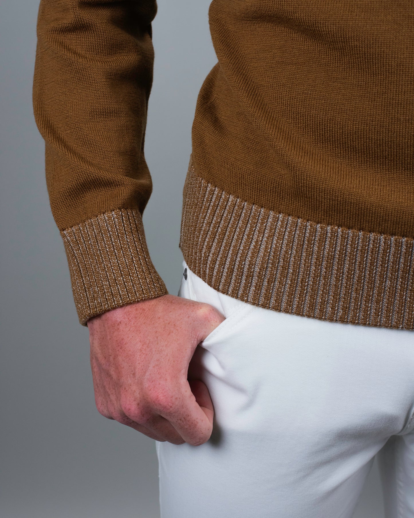 paul and shark gold yellow zip sweater