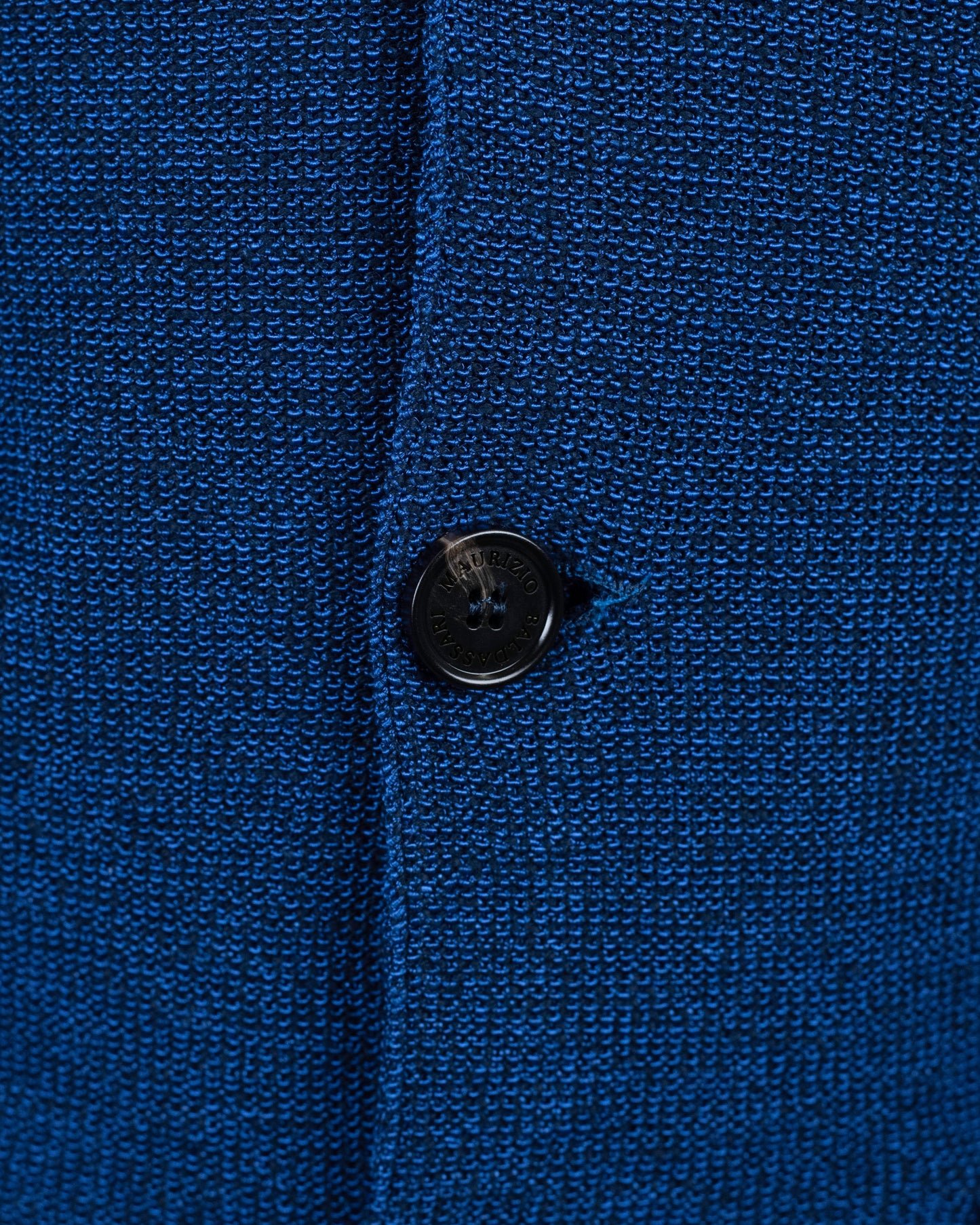 baldassari blue knit sweater