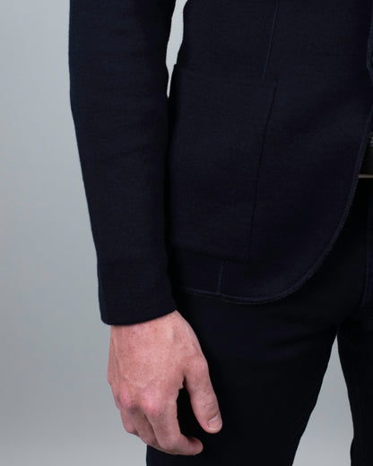 baldassari reversible navy grey sweater KSK30015PD