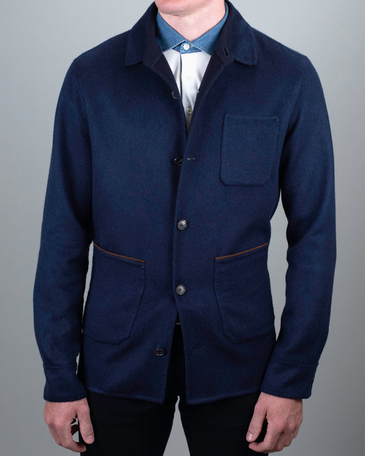 khakis brand double face cashmere jacket