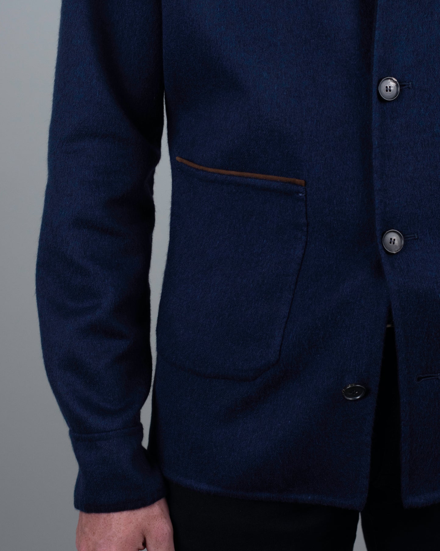 khakis brand double face cashmere jacket