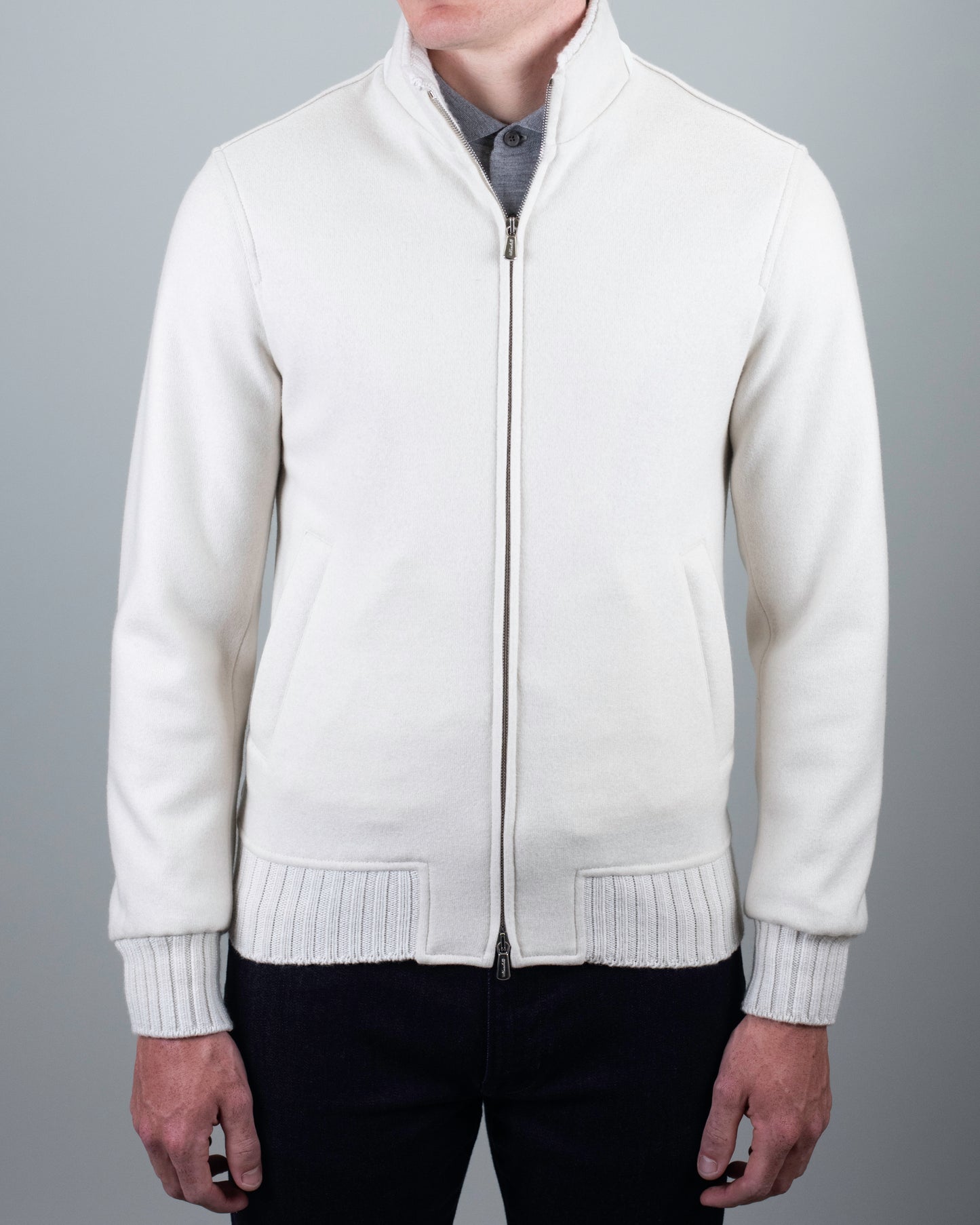 mandelli beige cashmere jacket