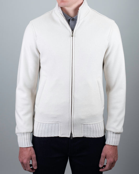 mandelli beige cashmere jacket