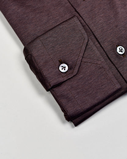 Khaki’s of Carmel - Maroon Cotton Cashmere Shirt