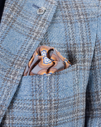 ravazzolo lt blue tan sport coat