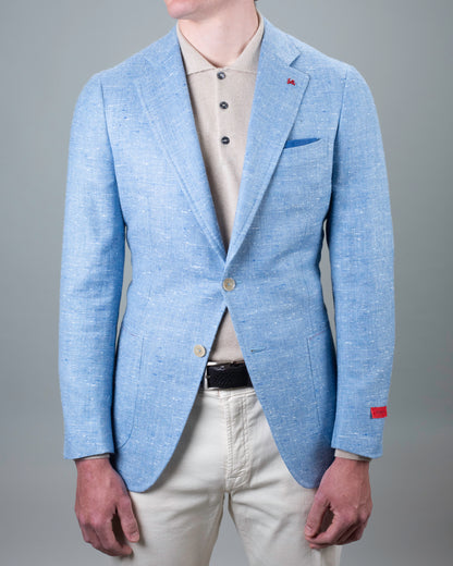 isaia sky blue sport coat