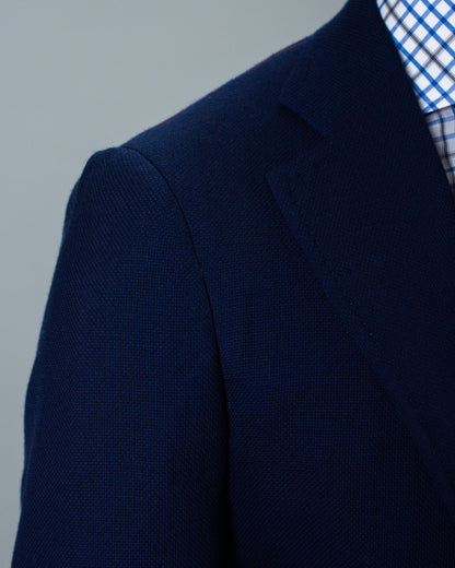 isaia navy sport coat