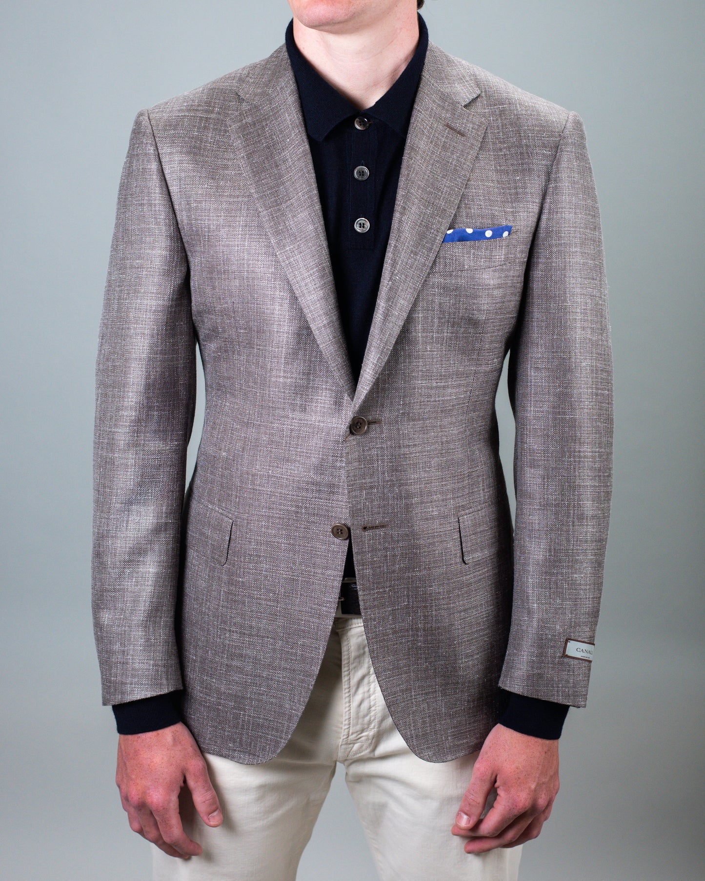 canali lt brown sport coat