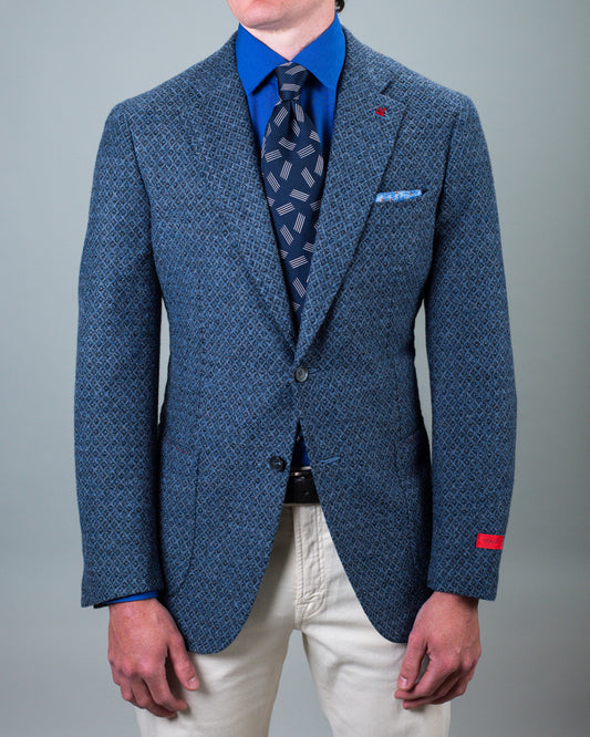 isaia blue sport coat