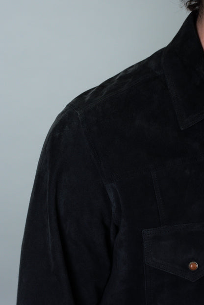 eleventy black shirt jacket