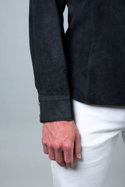 eleventy black shirt jacket