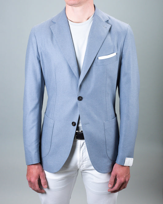 eleventy zuccero blue soft coat