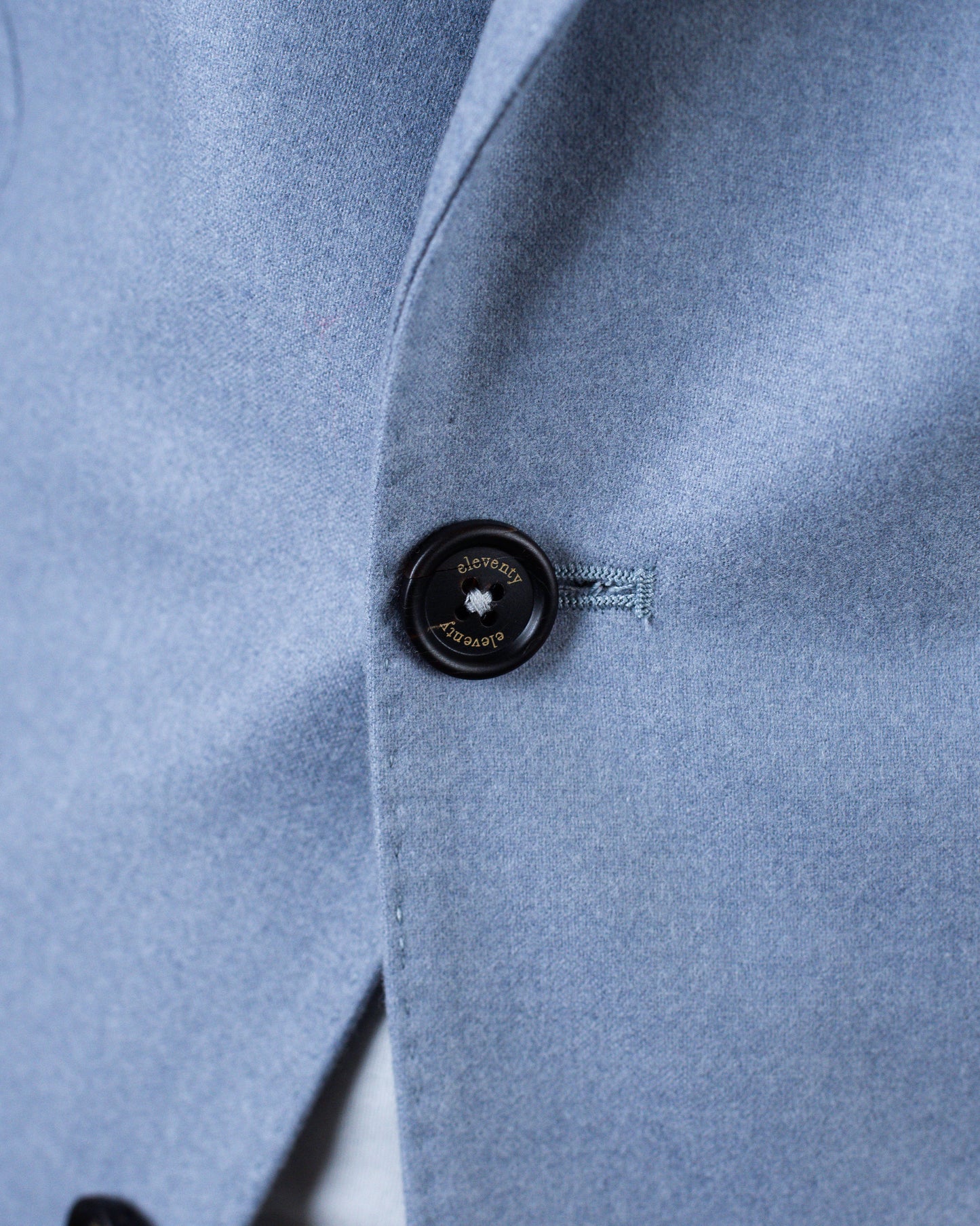 eleventy zuccero blue soft coat