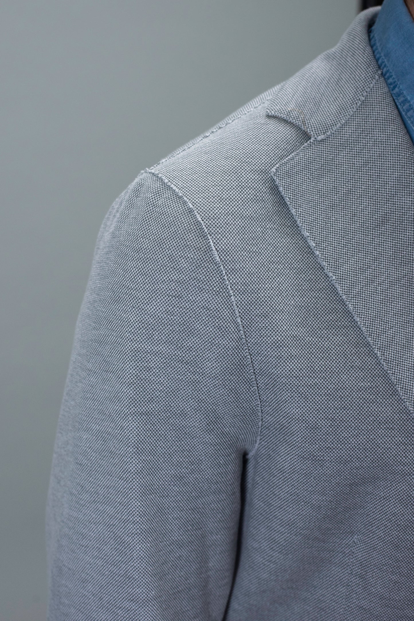 eleventy lt grey lazer blazer