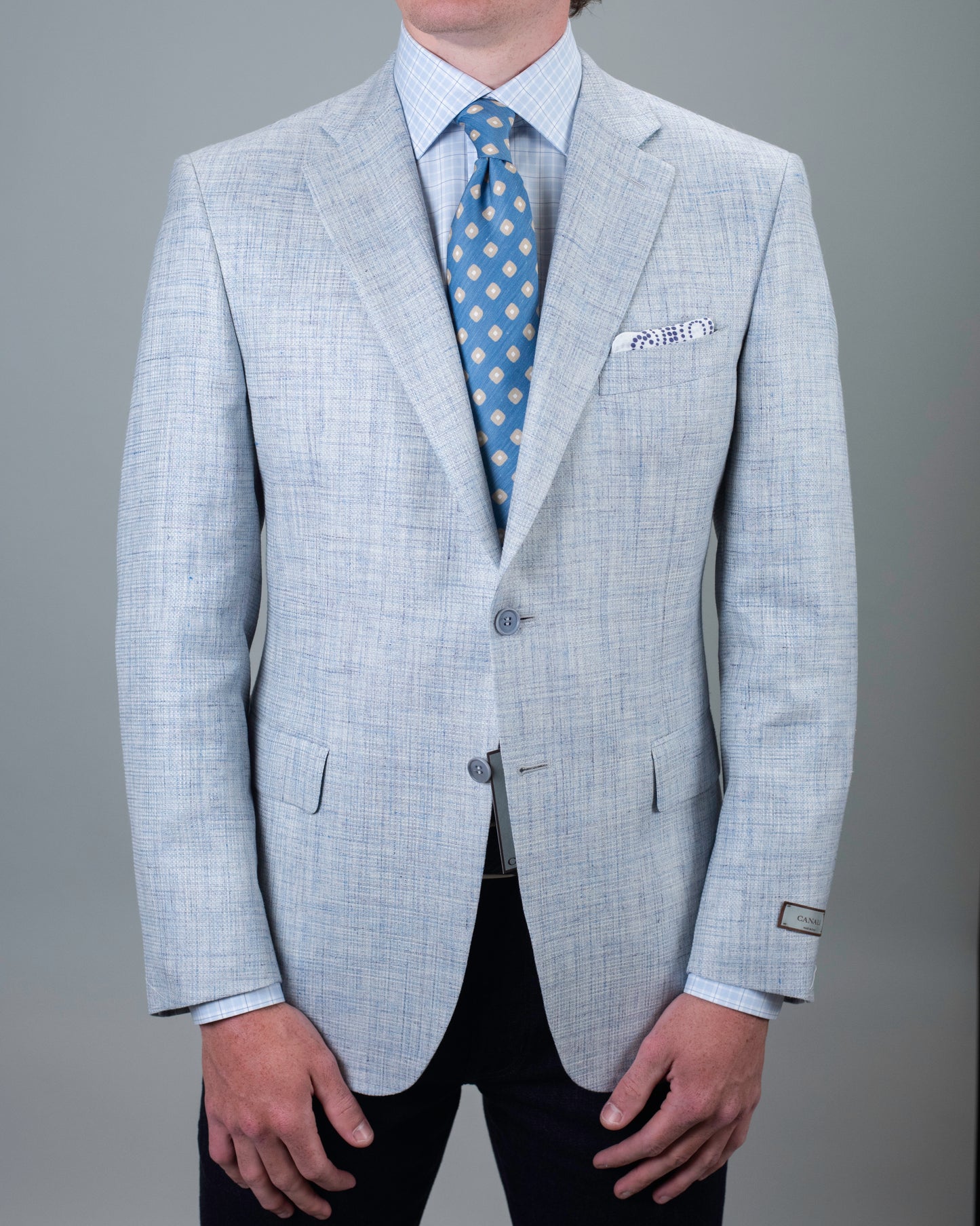 canali sky blue sport coat