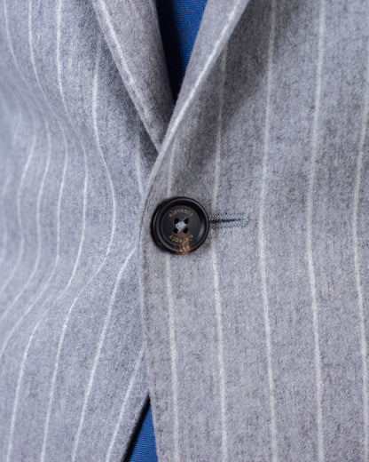 eleventy grey stripe jogger suit