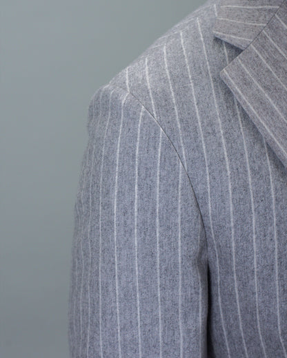 eleventy grey stripe jogger suit