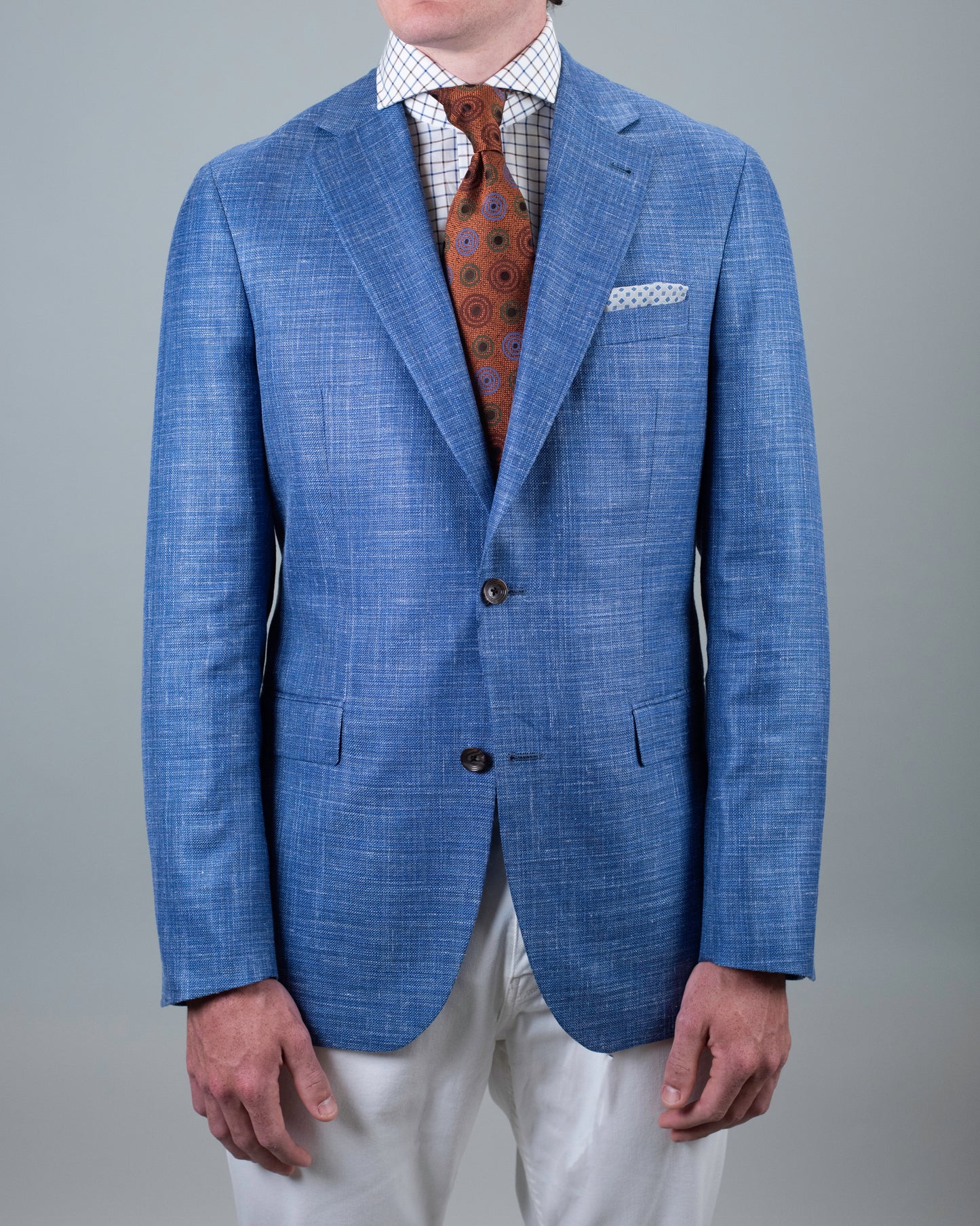 khakis brand lt blue sport coat