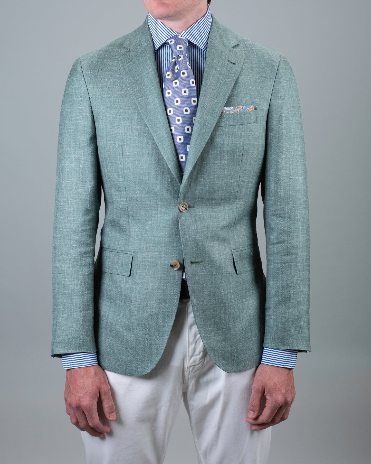 khakis brand green sport coat