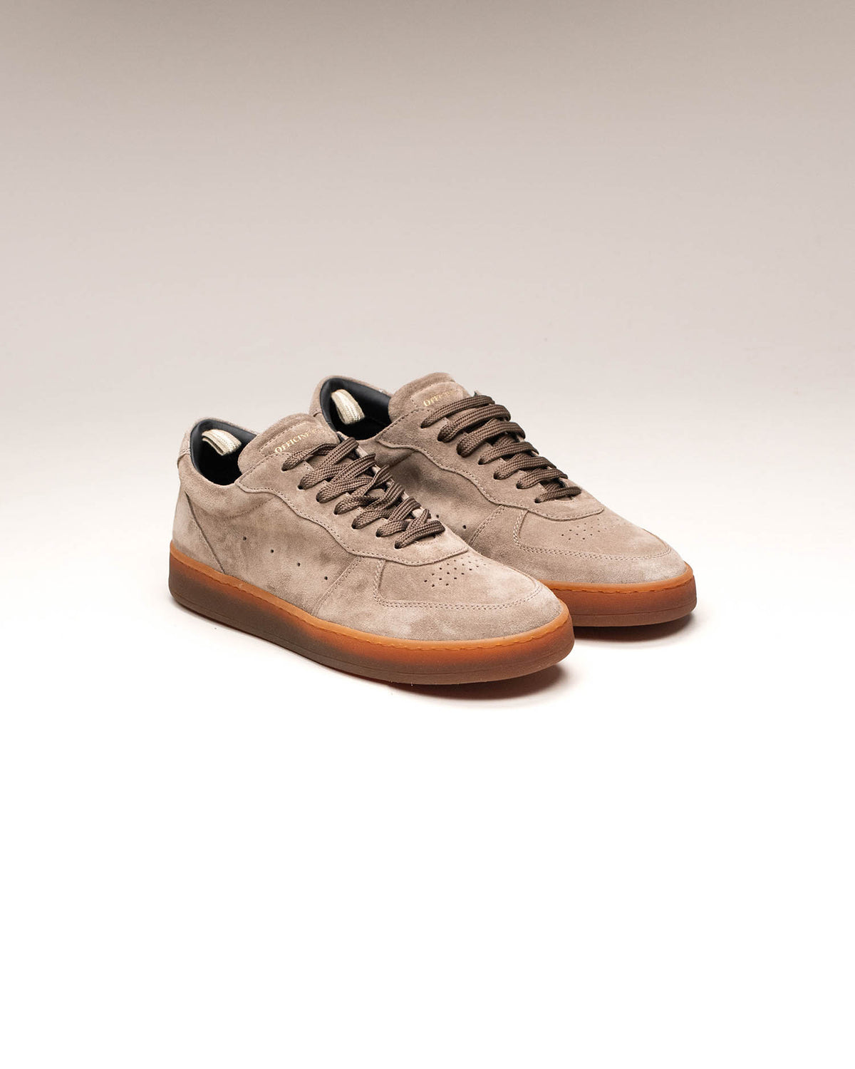officine creative asset suede sneaker