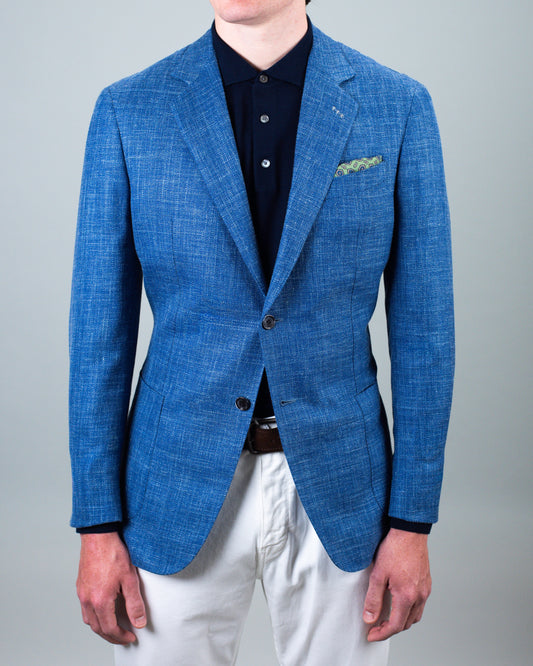castangia sky blue sport coat