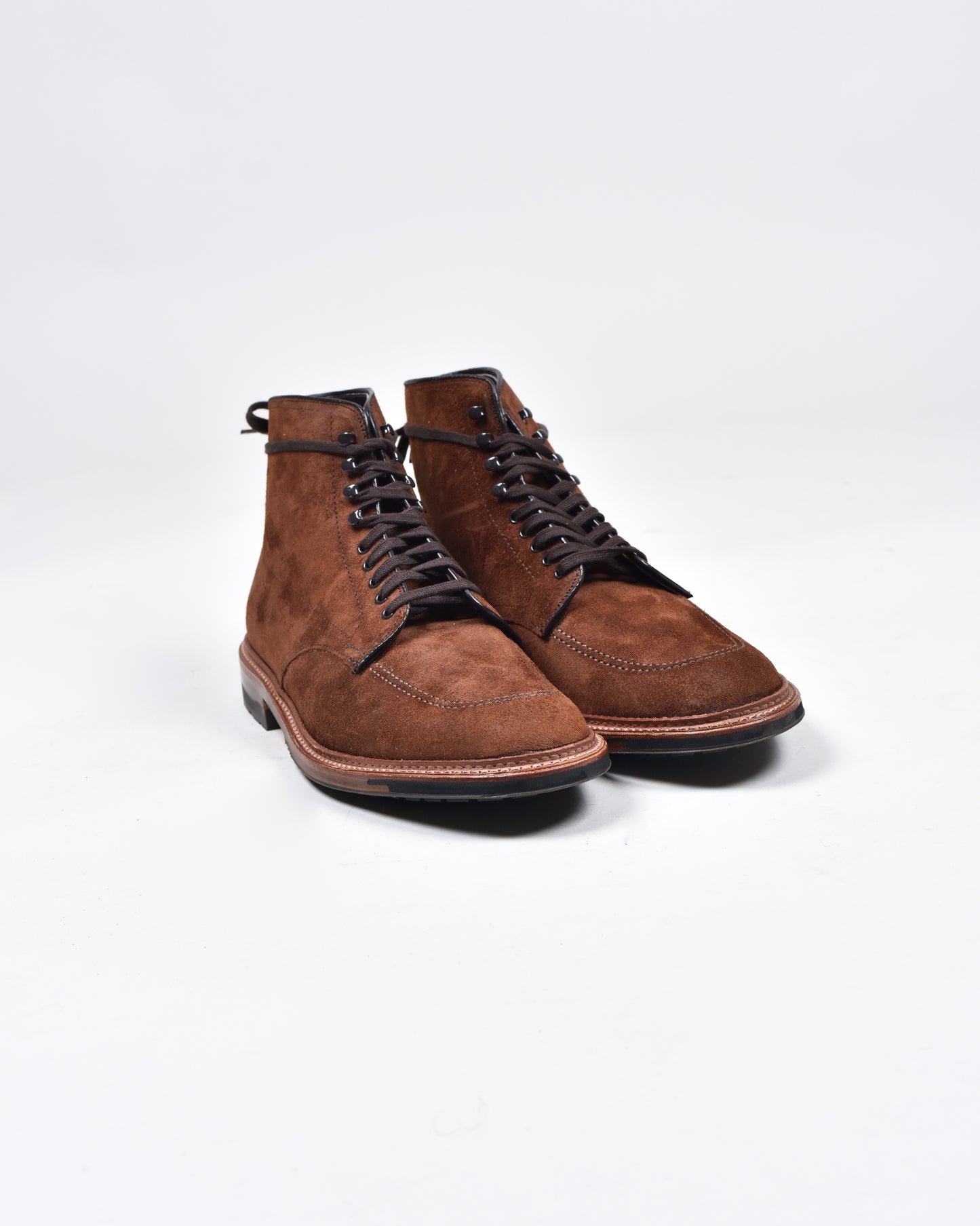 Alden - Mocc Toe Boot - Reverse Tobacco Chamois Suede