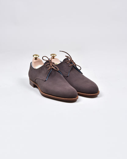 Edward Green - Chocolate Nubuck Lace Up Unlined