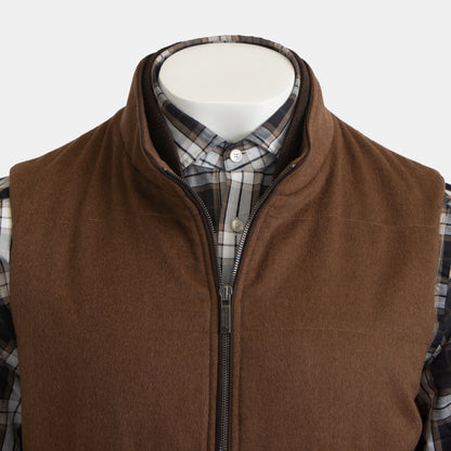 Khaki's of Carmel - Maurizio Baldassari Cashmere Vest in Cinnamon