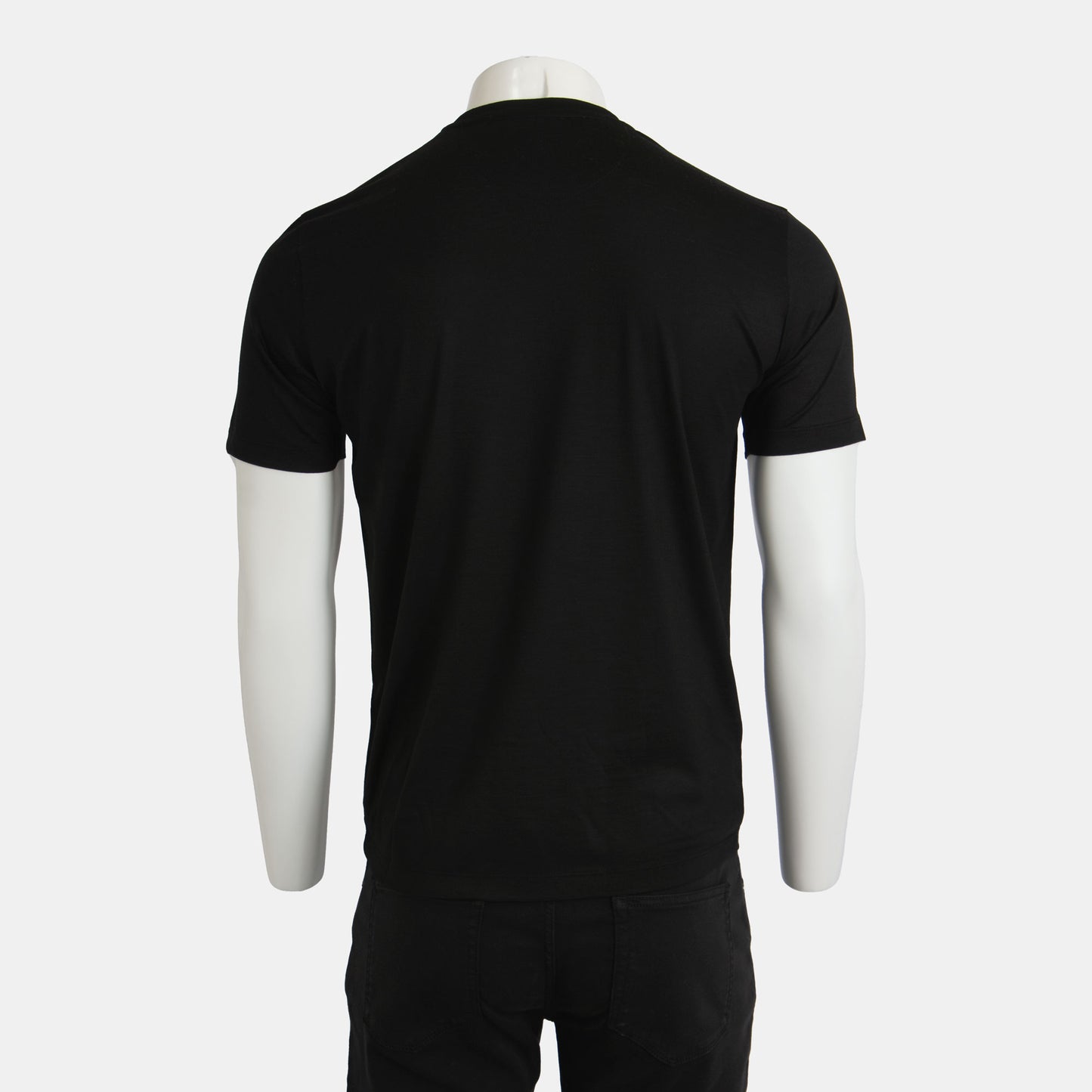 Maurizio Baldassari - The Pure Merino Wool T-Shirt in Black