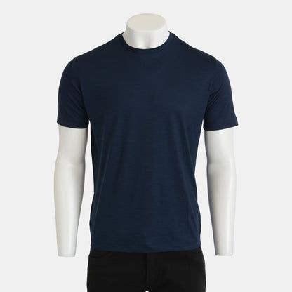 Maurizio Baldassari - The Pure Merino Wool T-Shirt in Navy